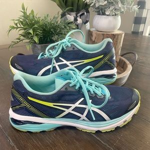 ASICS GT-1000 5 Women’s Indigo Blue lace up running shoe size 9.5